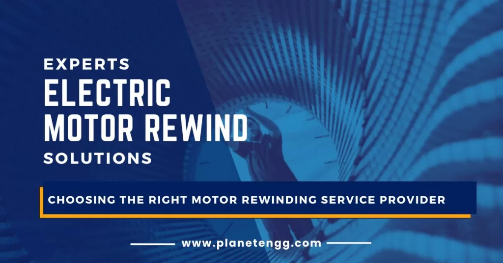 Electric Motor Rewinding Service in Qatar