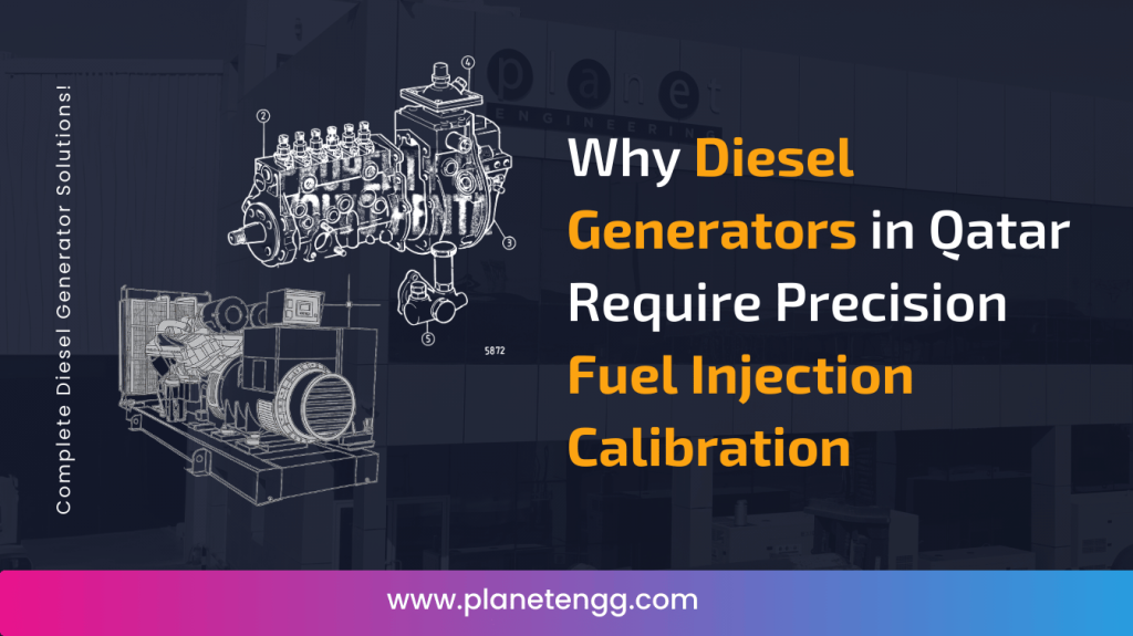 Fuel injection calibration process for diesel generators ensuring stable performance and efficiency