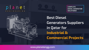 Heavy-duty diesel generator installed for industrial project in Qatar