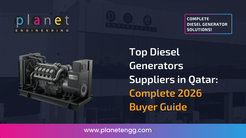 Diesel generators supplied in Qatar for industrial and commercial power applications